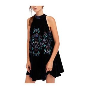 Free People Jill Sequin Mini Dress